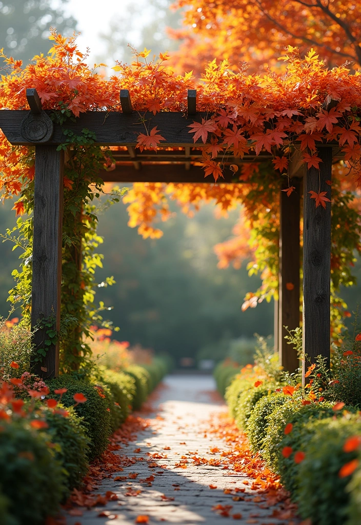 30 Pergola Trellis Ideas That Blend Shade and Style 134 30 Pergola Trellis Ideas That Blend Shade and Style - 20. Pergola with Seasonal Decor