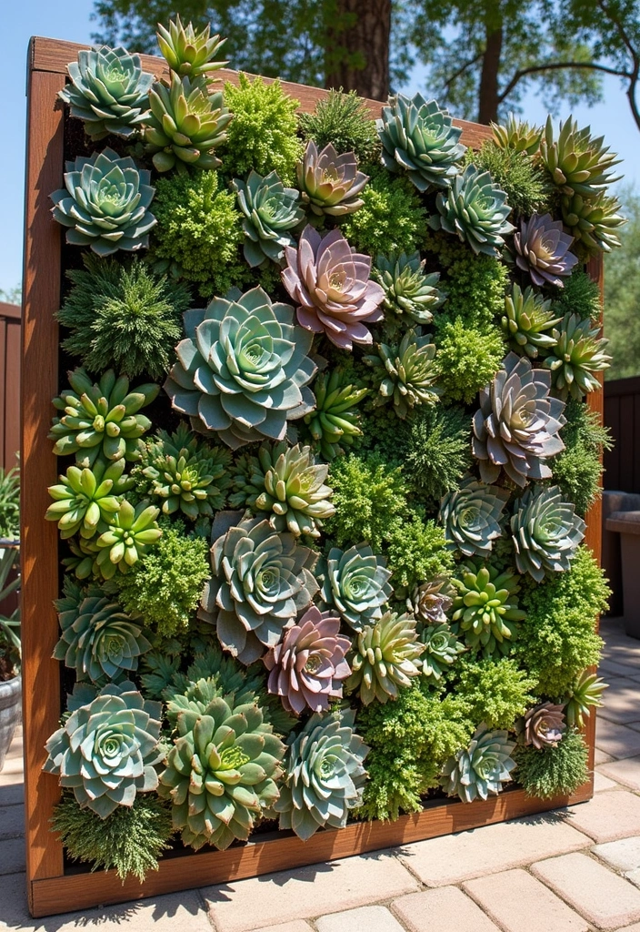 30 Planter Ideas to Elevate Your Outdoor and Indoor Spaces - 12. Succulent Walls