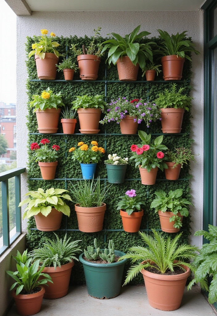 30 Pot Trellis Ideas Perfect for Small Gardens or Balconies - 14. Wall Garden Trellis