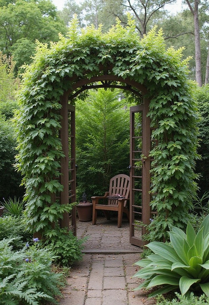 30 Pot Trellis Ideas Perfect for Small Gardens or Balconies - 28. Trellis Curtain