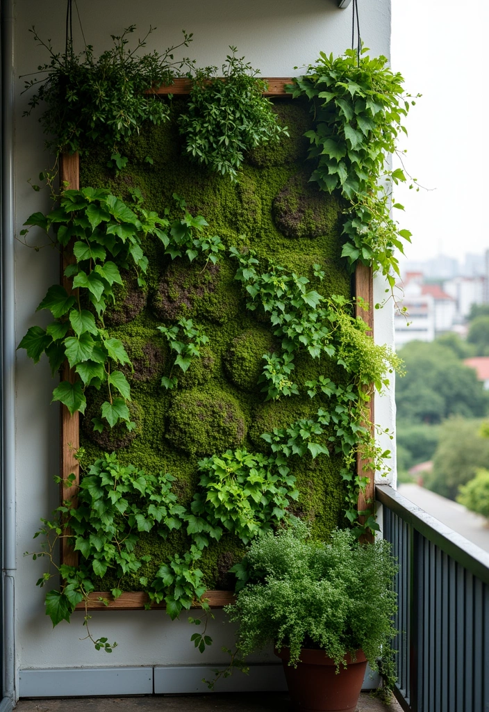 30 Pot Trellis Ideas Perfect for Small Gardens or Balconies - 4. Hanging Moss Trellis