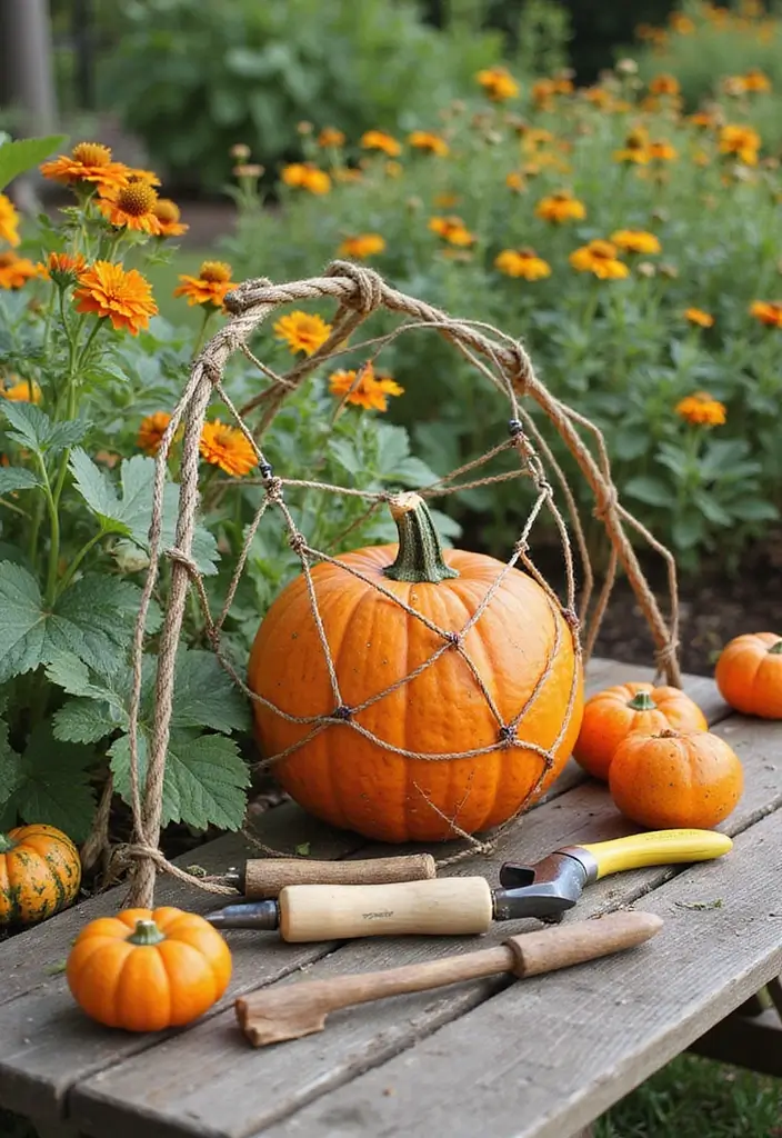 30 Pumpkin Trellis Ideas to Save Space and Grow Big 155 30 Pumpkin Trellis Ideas to Save Space and Grow Big - 25. DIY Trellis Kit