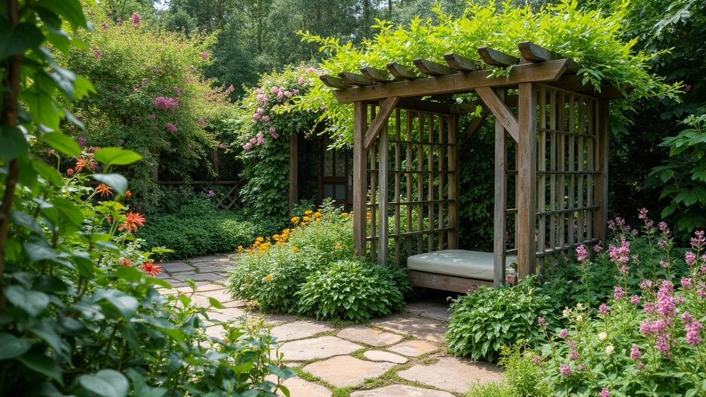 30 Rustic Trellis Ideas with Country Garden Charm