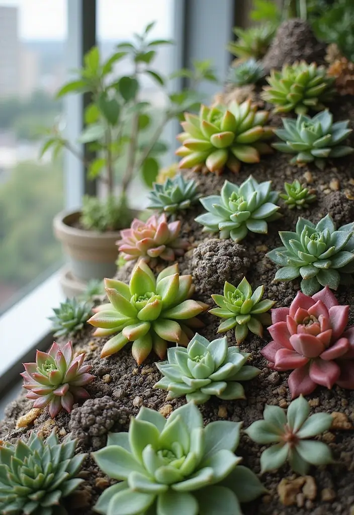 30 Stacking Planter Ideas to Save Space and Style Up - 23. Stacked Succulent Garden