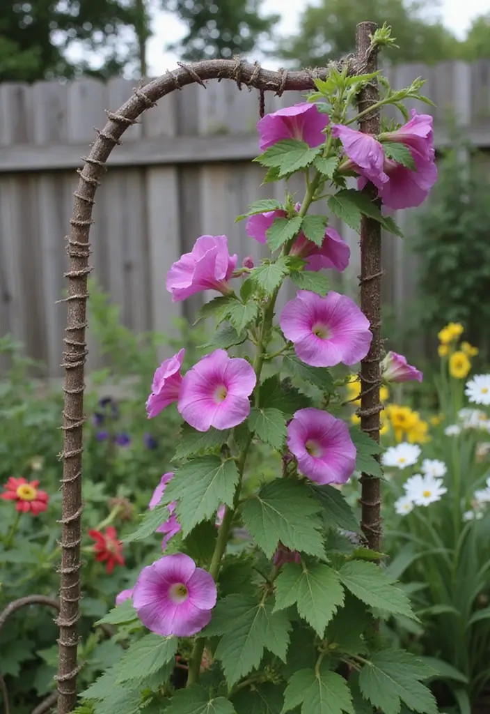 30 Trellis Ideas for Climbing Plants That Transform Your Garden - 2. Rustic Wire Trellis