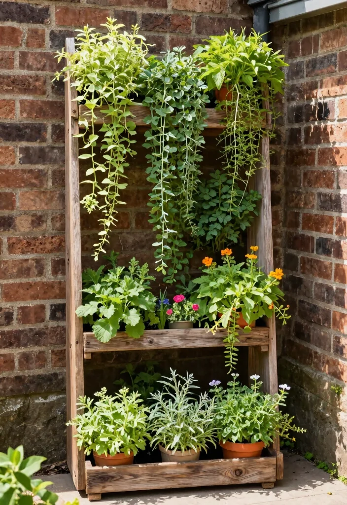 10 Corner Garden Bed Ideas for Smart Use of Unused Yard Space - 1. Vertical Garden Frames 1
