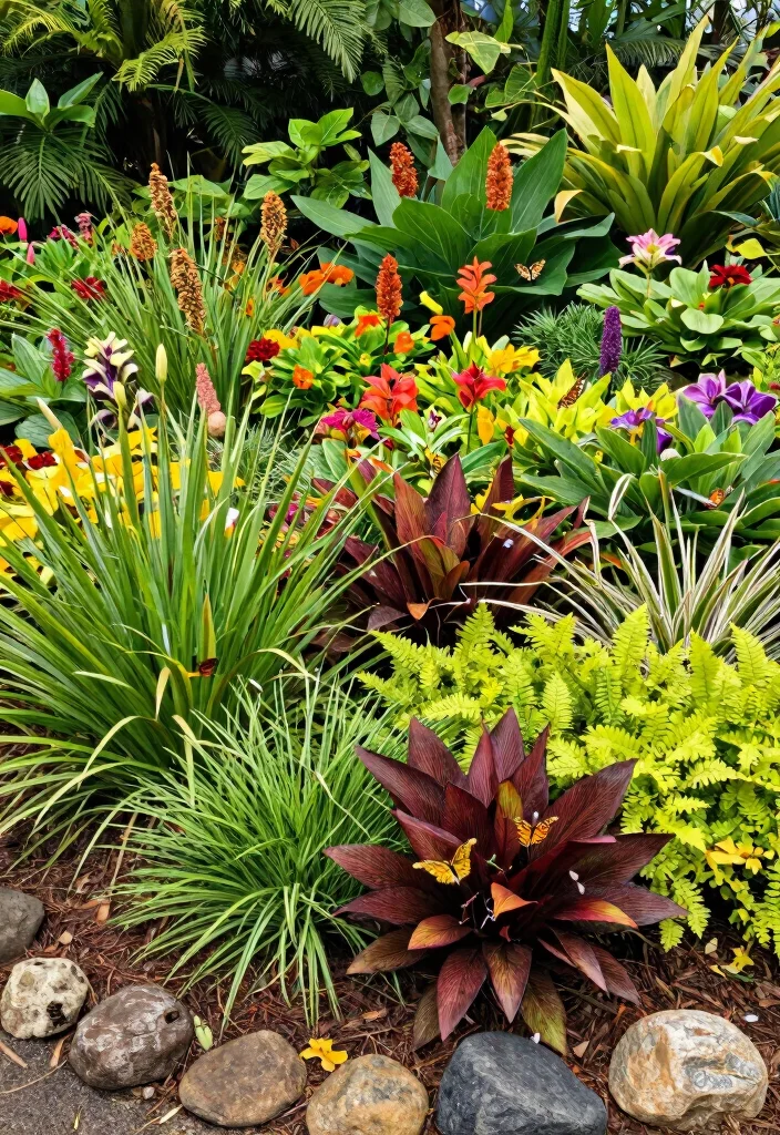 10 Island Garden Bed Ideas for Standalone Focal Point Landscaping - 9. Native Plant Island Bed for Wildlife 1