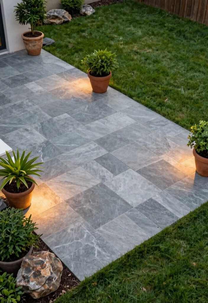 10 Simply Landscaping Ideas for Minimal Easy and Budget Friendly Yards 5 10 Simply Landscaping Ideas for Minimal Easy and Budget Friendly Yards - 5. Opt for Low-Maintenance Hardscaping 1