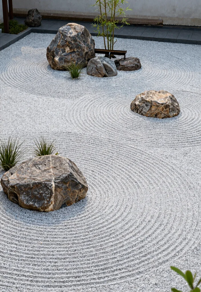 10 Simply Landscaping Ideas for Minimal Easy and Budget Friendly Yards 8 10 Simply Landscaping Ideas for Minimal Easy and Budget Friendly Yards - 8. Create a Zen Garden 1