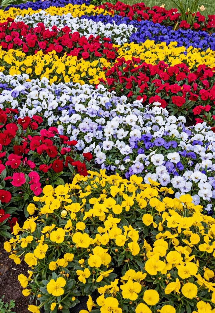 10 Small Flower Bed Ideas Simple, Easy, and Beginner Friendly 7 10 Small Flower Bed Ideas Simple, Easy, and Beginner Friendly - 7. Color-Blocked Flower Beds 1