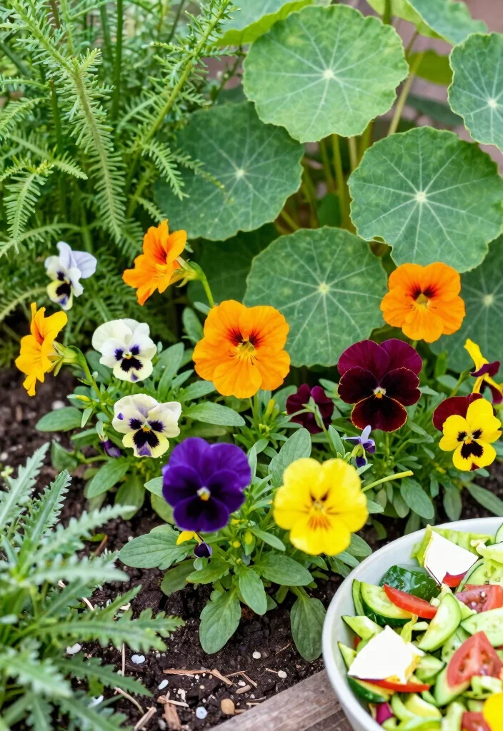 10 Small Flower Bed Ideas Simple, Easy, and Beginner Friendly 9 10 Small Flower Bed Ideas Simple, Easy, and Beginner Friendly - 9. Edible Blooms 1