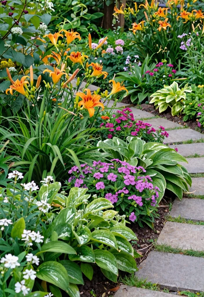 10 Small Flower Bed Ideas in Front of House for Instant Curb Appeal 4 10 Small Flower Bed Ideas in Front of House for Instant Curb Appeal - 4. Perennial Flower Beds 1