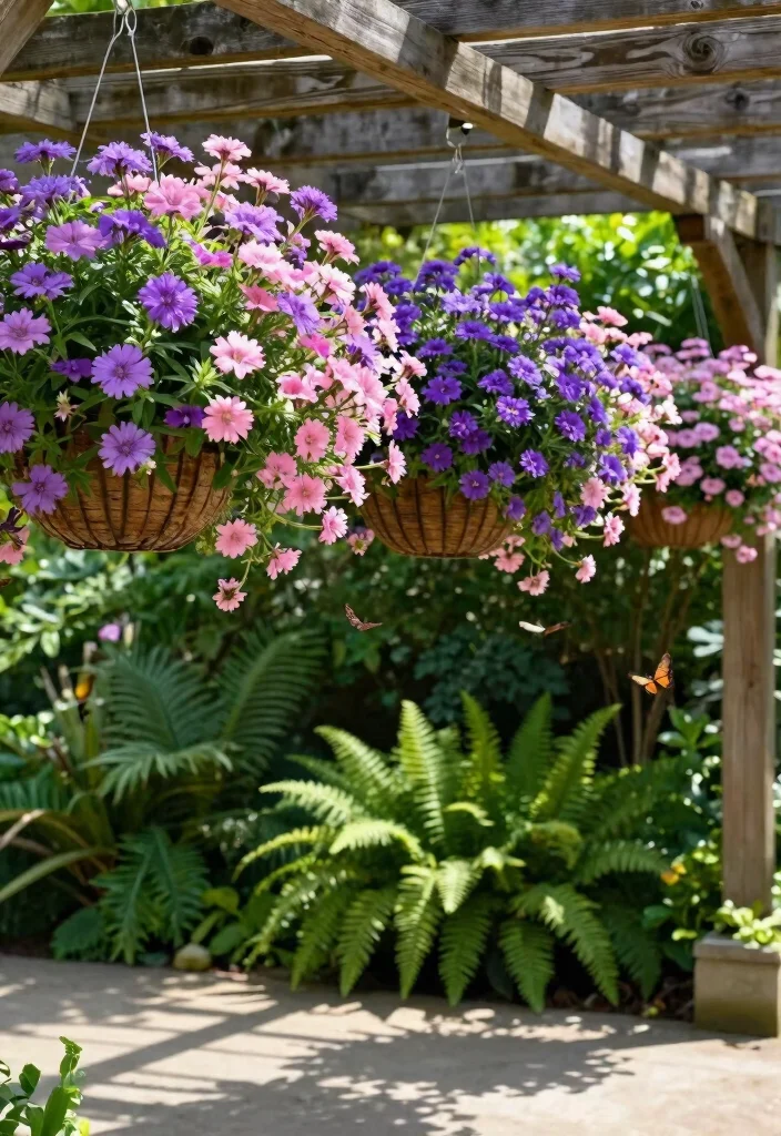 12 Annual Flower Bed Ideas for Fresh Color Every Growing Season - 4. Elegant Verbena Cascade 1