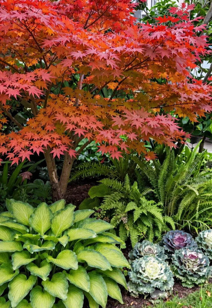 12 Berm Landscaping Ideas for Privacy, Drainage, and Visual Interest 12 12 Berm Landscaping Ideas for Privacy, Drainage, and Visual Interest - 12. Seasonal Interest with Foliage Changes 1