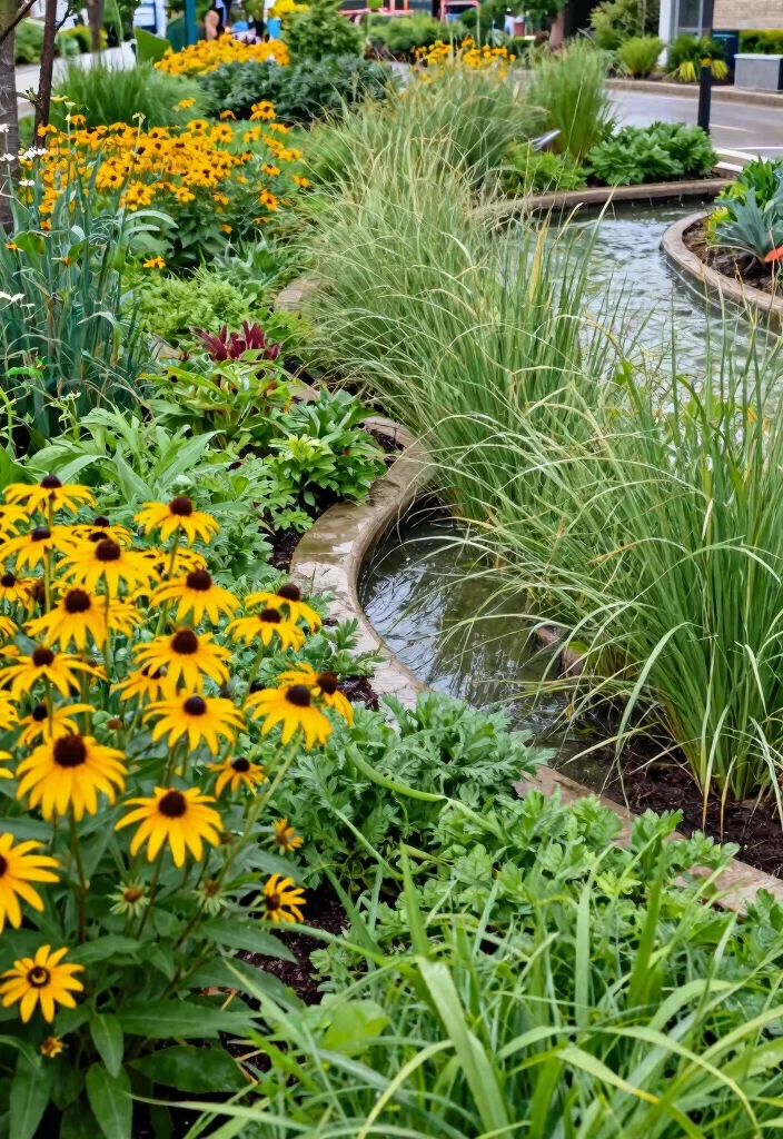 12 Berm Landscaping Ideas for Privacy, Drainage, and Visual Interest 9 12 Berm Landscaping Ideas for Privacy, Drainage, and Visual Interest - 9. Water-Friendly Berm Design 1