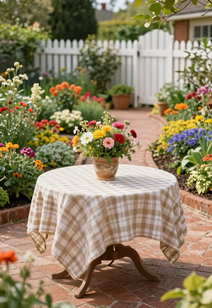 12 Brick Garden Bed Ideas for Classic Structure and Timeless Appeal - 12. Seasonal Planting in Brick Beds 1