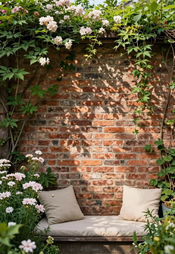 12 Brick Landscaping Ideas for Classic Structure and Timeless Appeal - 5. Brick Wall for Privacy 1