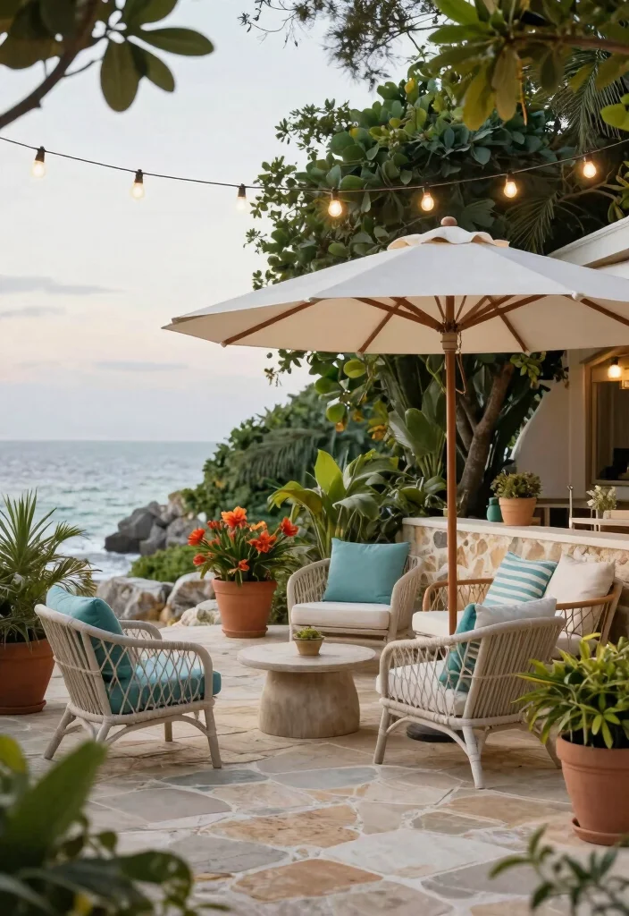 12 Coastal Landscaping Ideas for Breezy Salt Tolerant Outdoor Style 11 12 Coastal Landscaping Ideas for Breezy Salt Tolerant Outdoor Style - 11. Design with Patios and Decks 1