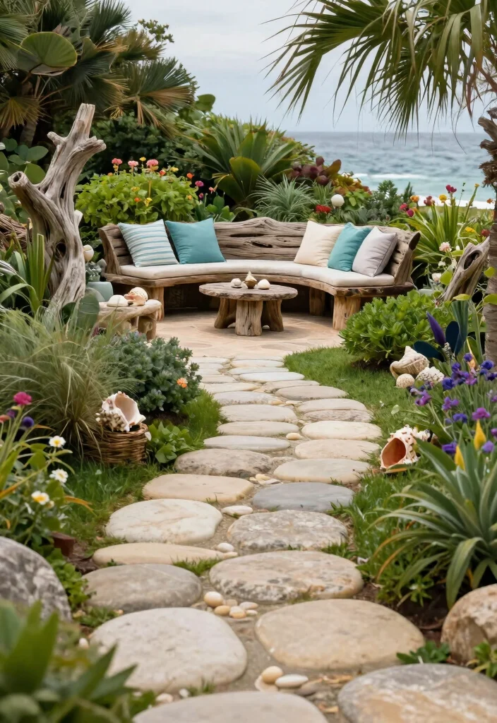 12 Coastal Landscaping Ideas for Breezy Salt Tolerant Outdoor Style 3 12 Coastal Landscaping Ideas for Breezy Salt Tolerant Outdoor Style - 3. Use Hardscaping Wisely 1