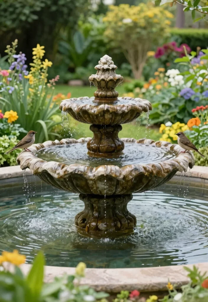 12 Country Farmhouse Landscaping Ideas for Rustic Charm and Curb Appeal 8 12 Country Farmhouse Landscaping Ideas for Rustic Charm and Curb Appeal - 8. Incorporate a Water Feature 1