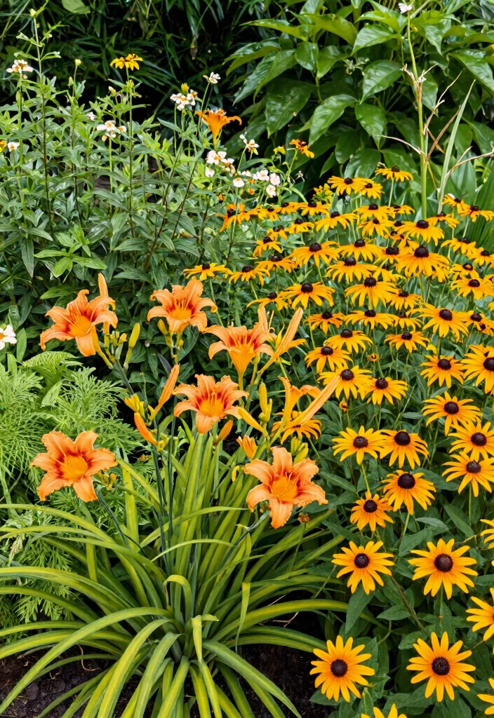 12 Front Flower Bed Ideas Full Sun for Bright Colorful Plant Displays 6 12 Front Flower Bed Ideas Full Sun for Bright Colorful Plant Displays - 6. Perennial Delight 1