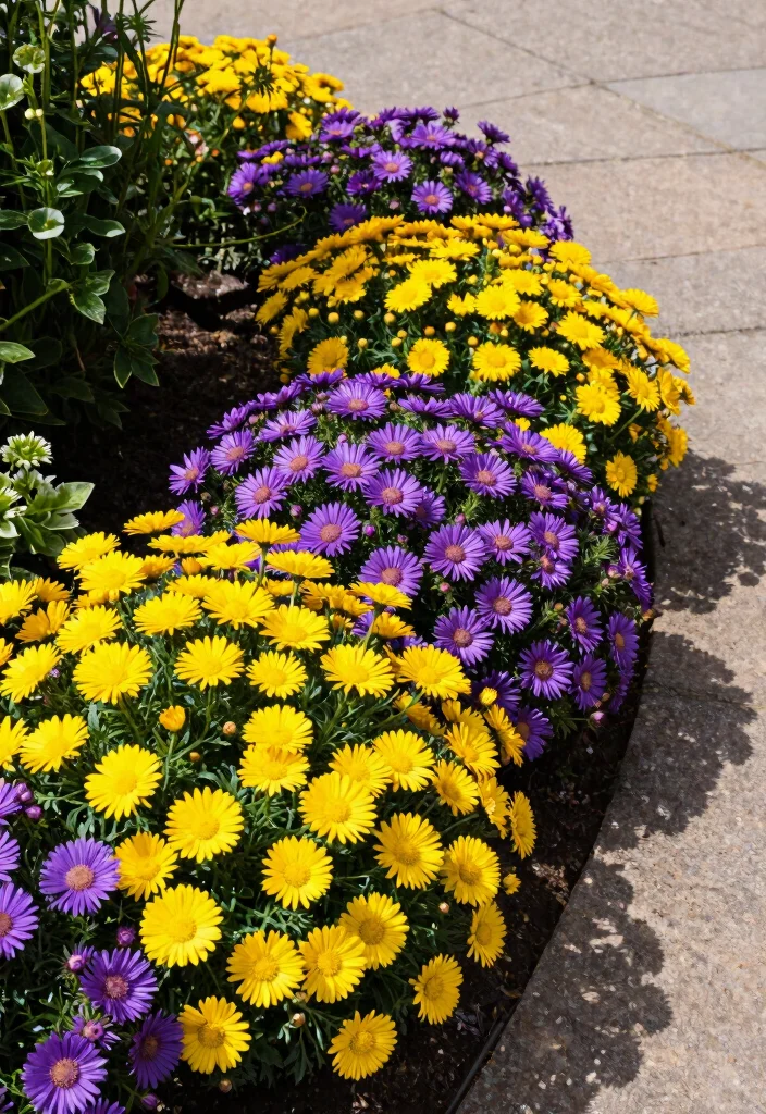 12 Front Flower Bed Ideas for Beautiful Welcoming Curb Appeal - 11. Colorful Flower Combinations 1