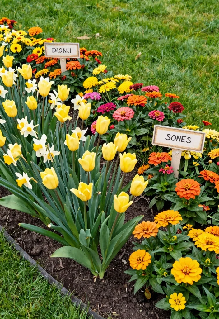 12 Front Flower Bed Ideas for Beautiful Welcoming Curb Appeal - 4. Seasonal Switch-Ups 1