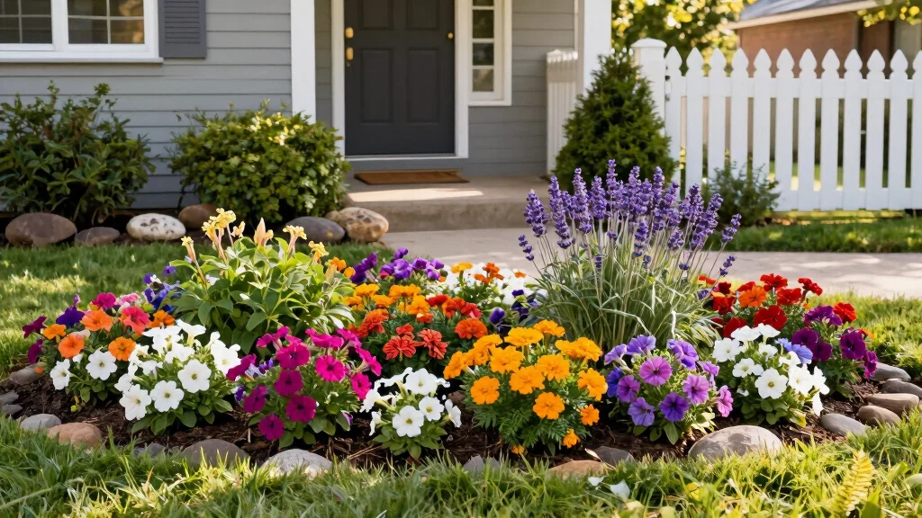 12 Front Flower Bed Ideas for Beautiful Welcoming Curb Appeal
