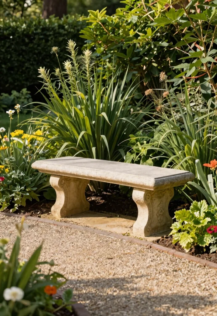 12 Front Yard Landscaping Ideas with Rocks for Low Water Easy Care Design - 11. Decorative Stone Features 1