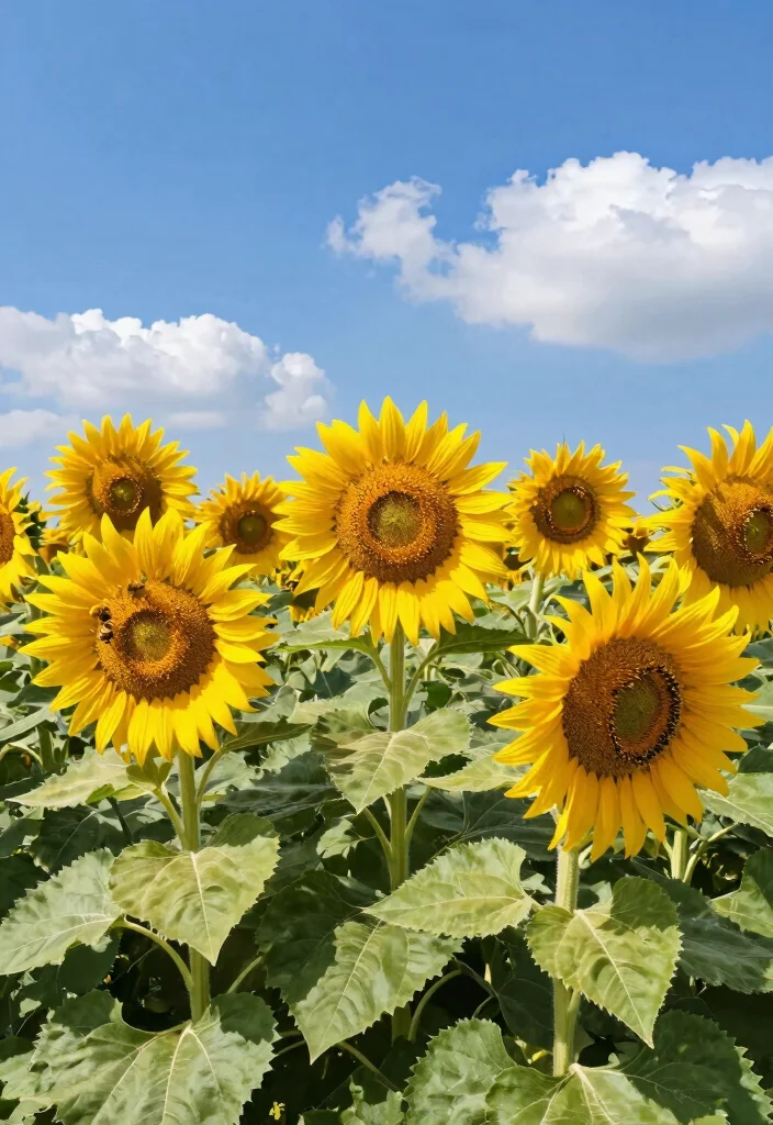 12 Full Sun Landscaping Ideas for Heat Tolerant Colorful Plantings 12 12 Full Sun Landscaping Ideas for Heat Tolerant Colorful Plantings - 2. Vibrant Sunflowers 1