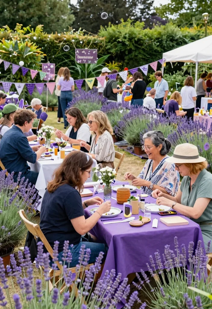 12 Lavender Landscaping Ideas for Fragrant Colorful and Pollinator Friendly Beds - 12. Seasonal Lavender Showcases 1