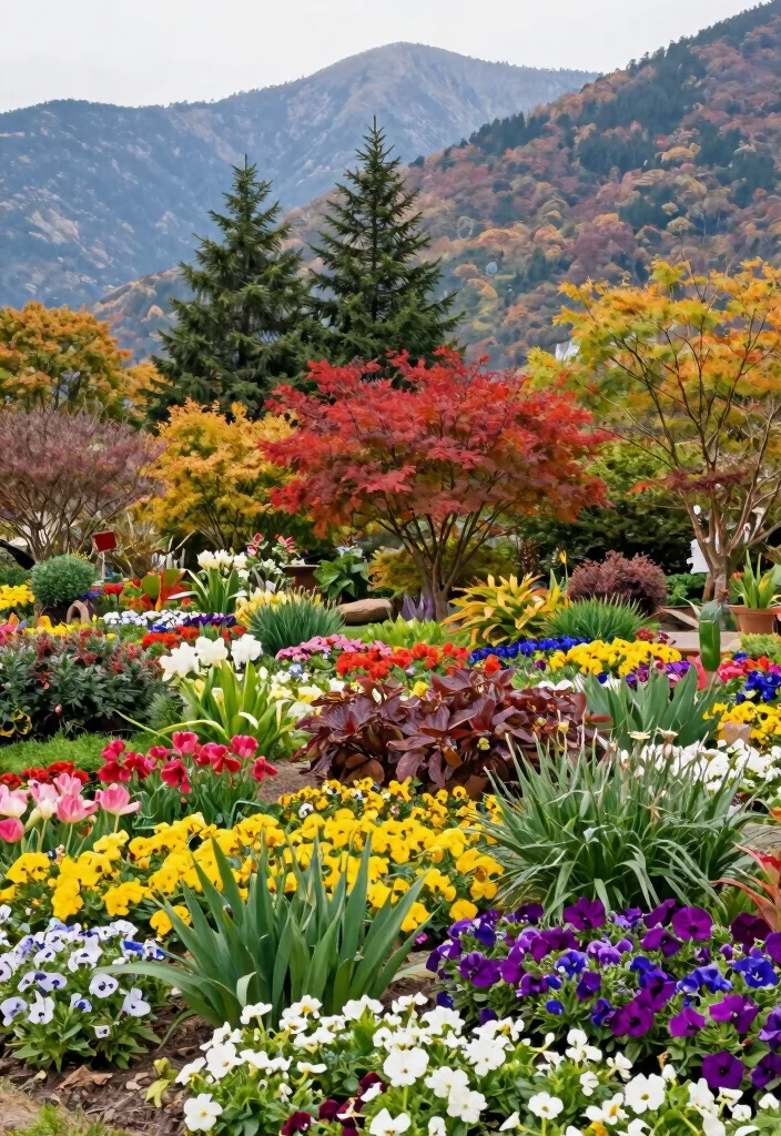 12 Mountain Landscaping Ideas for Natural Textures and Native Beauty - 11. Seasonal Interest 1