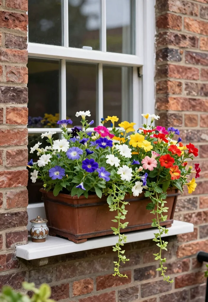 12 Narrow Flower Bed Ideas for Tight Spaces and Clean Borders - 4. Window Boxes 1