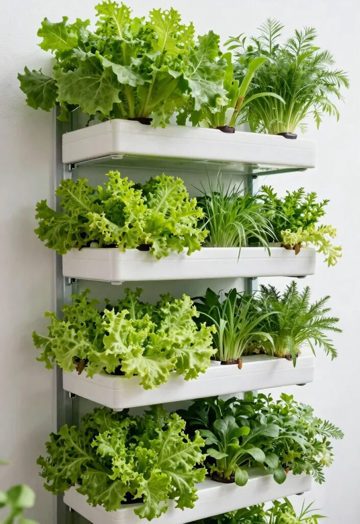 12 Planter Landscaping Ideas for Flexible Colorful and Space Saving Design - 9. Vertical Hydroponic Gardens 1