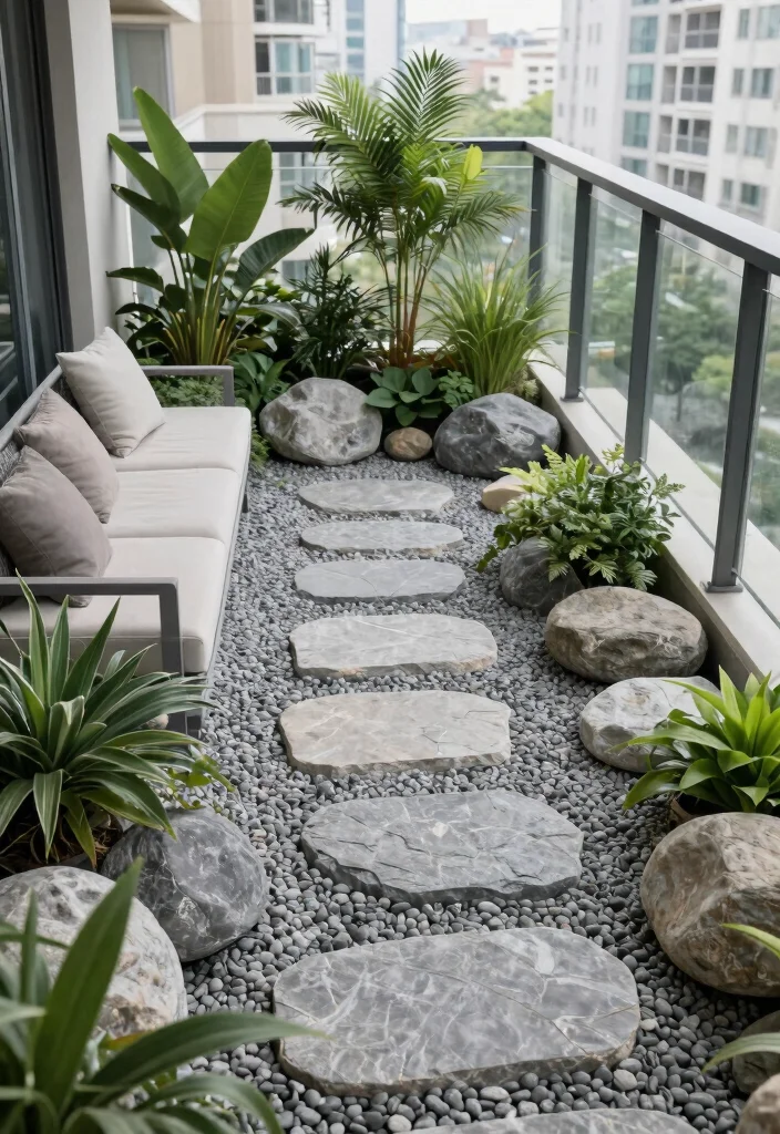 12 Privacy Landscaping Ideas for Screening Shade and Peaceful Spaces 6 12 Privacy Landscaping Ideas for Screening Shade and Peaceful Spaces - 6. Gravel and Stone Features 1