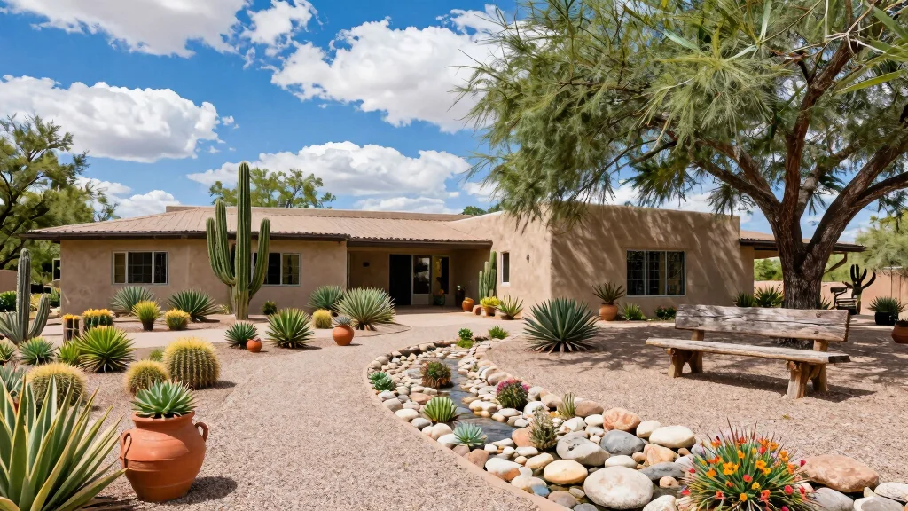 12 Ranch House Landscaping Ideas for Open Simple and Southwestern Style