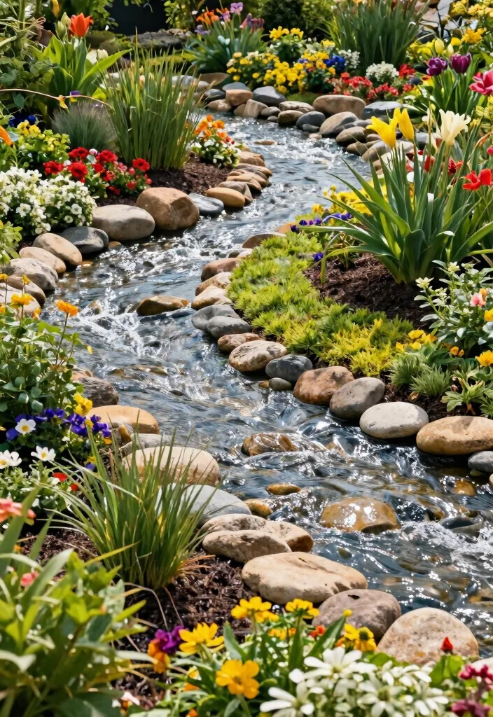 12 River Rock Flower Bed Ideas for Clean Drainage and Visual Contrast 13 12 River Rock Flower Bed Ideas for Clean Drainage and Visual Contrast - Conclusion: Embrace the Beauty of River Rock Flower Beds 1