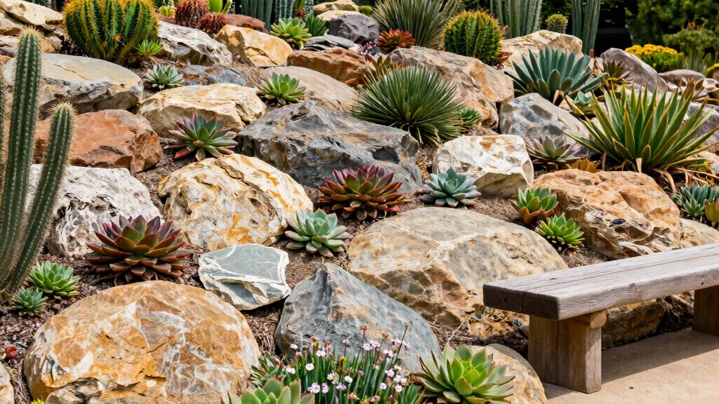 12 Rock Garden Bed Ideas for Natural Texture and Drought Tolerant Style