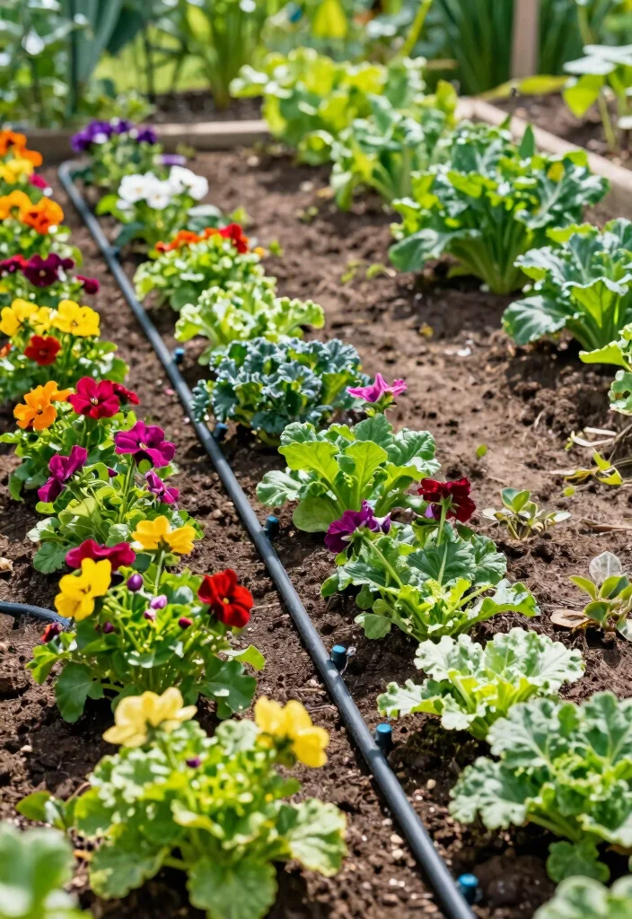 12 Side Yard Landscaping Ideas for Functional Walkways and Green Space - 9. Install a Drip Irrigation System 1