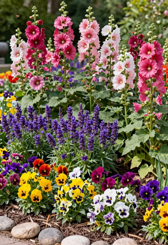 12 Sloping Flower Bed Ideas for Erosion Control and Layered Beauty - 4. Layered Flower Beds: The Art of Height Variation 1