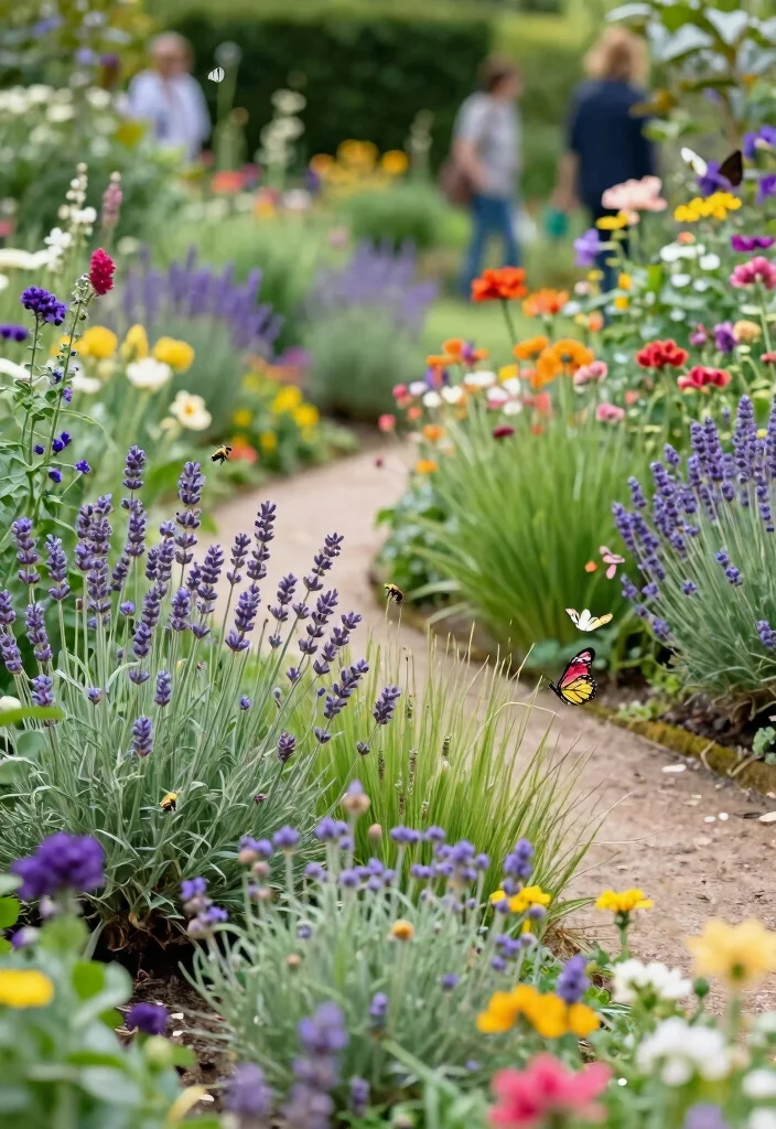 14 Backyard Hillside Landscaping Ideas for Terraced Stable and Scenic Spaces - 11. Create a Sensory Garden 1