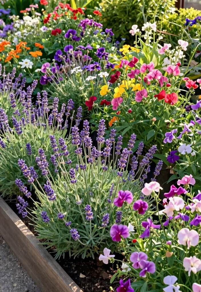 14 Large Flower Bed Ideas for Bold Layered and Impactful Garden Design - 5. Fragrant Flower Bed 1