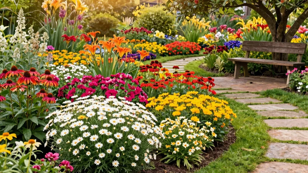 14 Outdoor Flower Bed Ideas for Colorful Seasonal and Easy Care Gardens