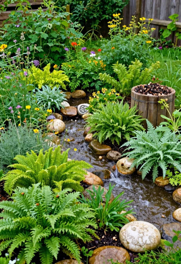 14 Outdoor Landscaping Ideas Front Yard for Strong Curb Appeal - 2. Create a Rain Garden 1