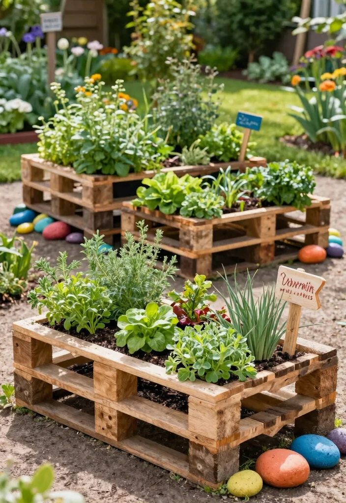 14 Raised Garden Bed Ideas for Easy Planting Better Drainage and Style - 4. Pallet Planters for Eco-Friendly Gardening 1