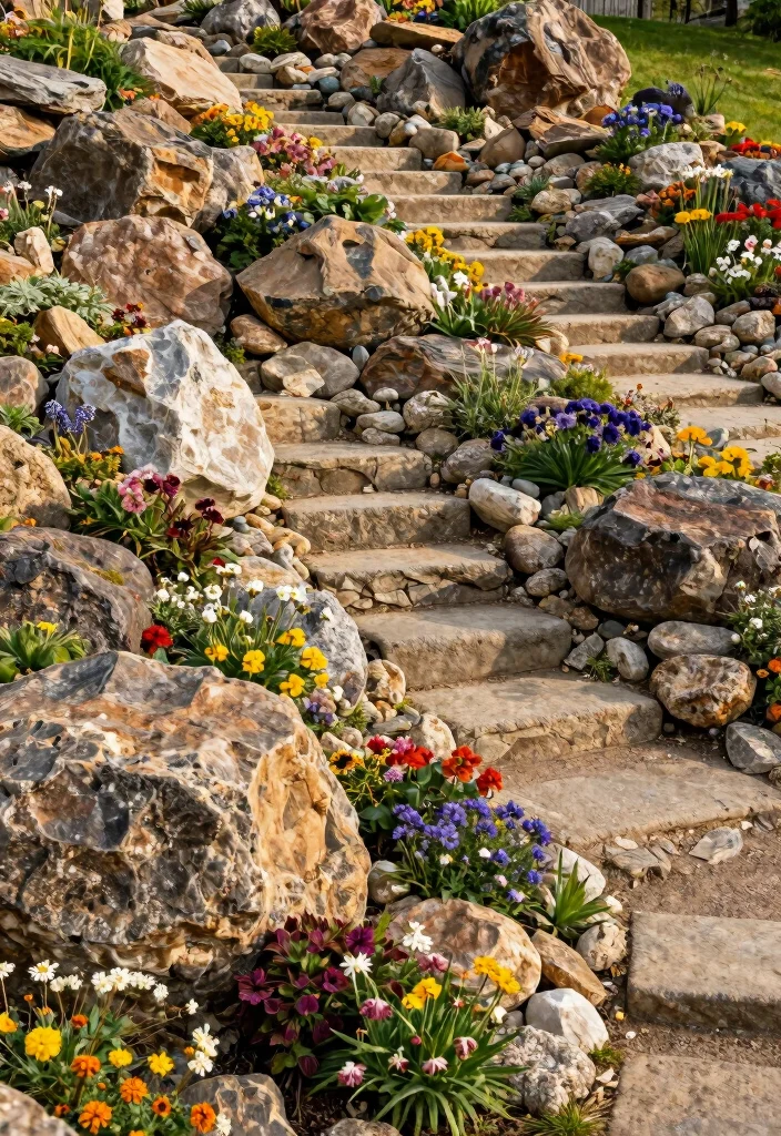 14 Rock Landscaping Ideas for Natural Durable and Modern Outdoor Design - 1. Rock Garden Wonders 1