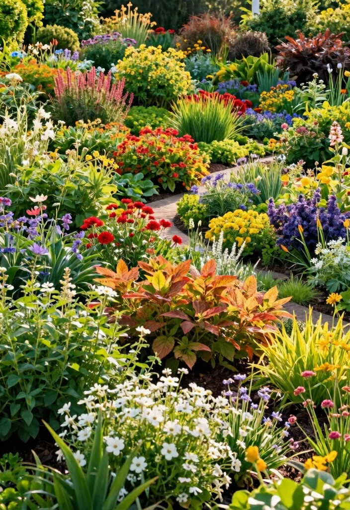 14 Slope Backyard Landscaping Ideas for Safe, Stylish, and Functional Yards 14 14 Slope Backyard Landscaping Ideas for Safe, Stylish, and Functional Yards - 14. Seasonal Plantings 1