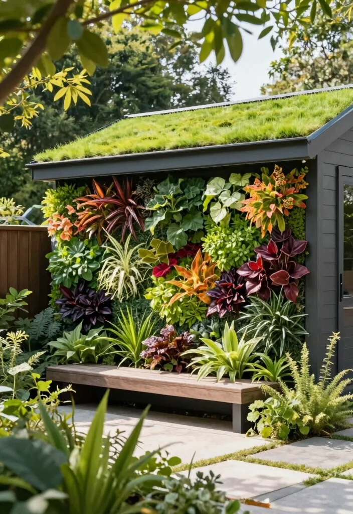 14 Small Backyard Landscaping Ideas for Smart Layouts and Big Impact 13 14 Small Backyard Landscaping Ideas for Smart Layouts and Big Impact - 13. Green Roofs and Living Walls 1