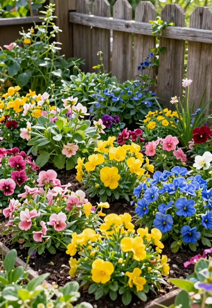 14 Small Backyard Landscaping Ideas for Smart Layouts and Big Impact 14 14 Small Backyard Landscaping Ideas for Smart Layouts and Big Impact - 14. Seasonal Flower Planting 1