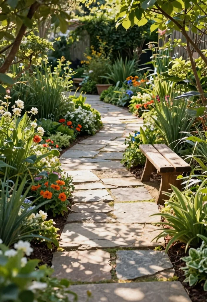 14 Small Backyard Landscaping Ideas for Smart Layouts and Big Impact 3 14 Small Backyard Landscaping Ideas for Smart Layouts and Big Impact - 3. Garden Pathways for Flow 1